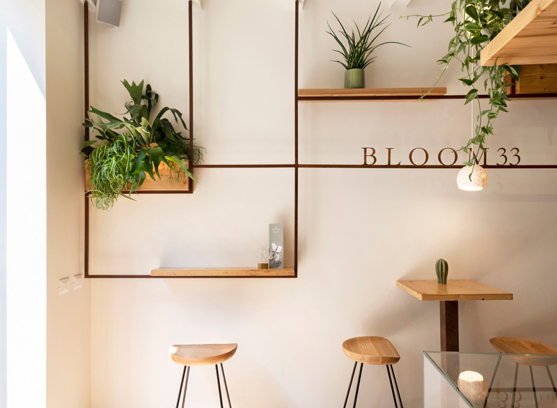 bloom 33; botanic bar; Arch Davide Beretta; interior; design; gin