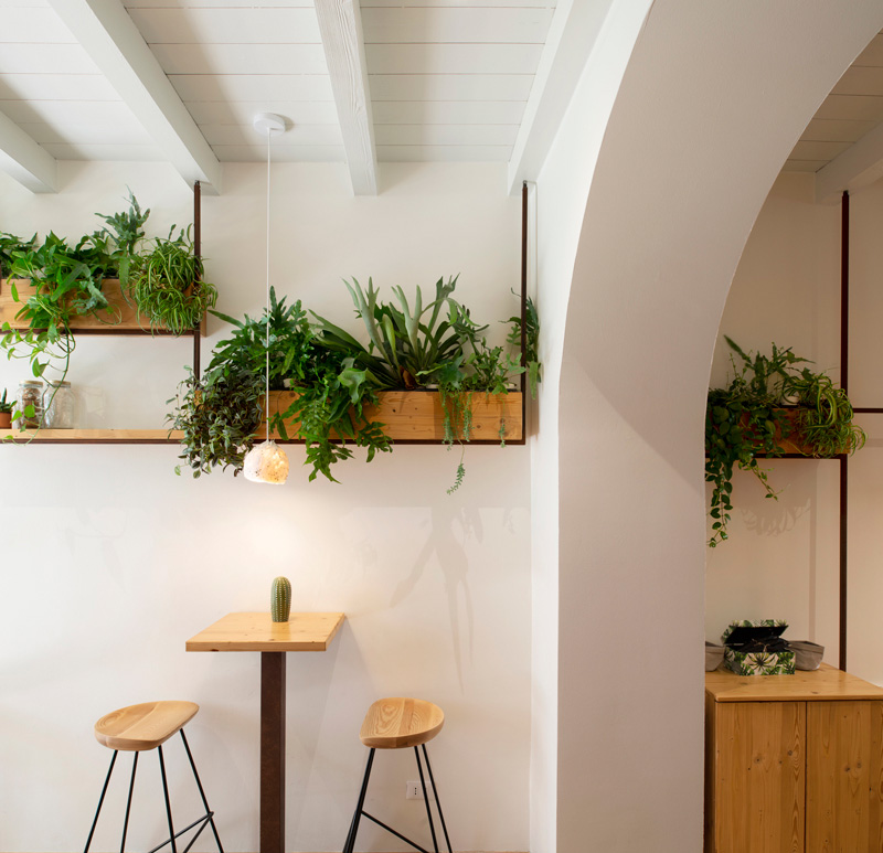 bloom 33; botanic bar; Arch Davide Beretta; interior; design; gin